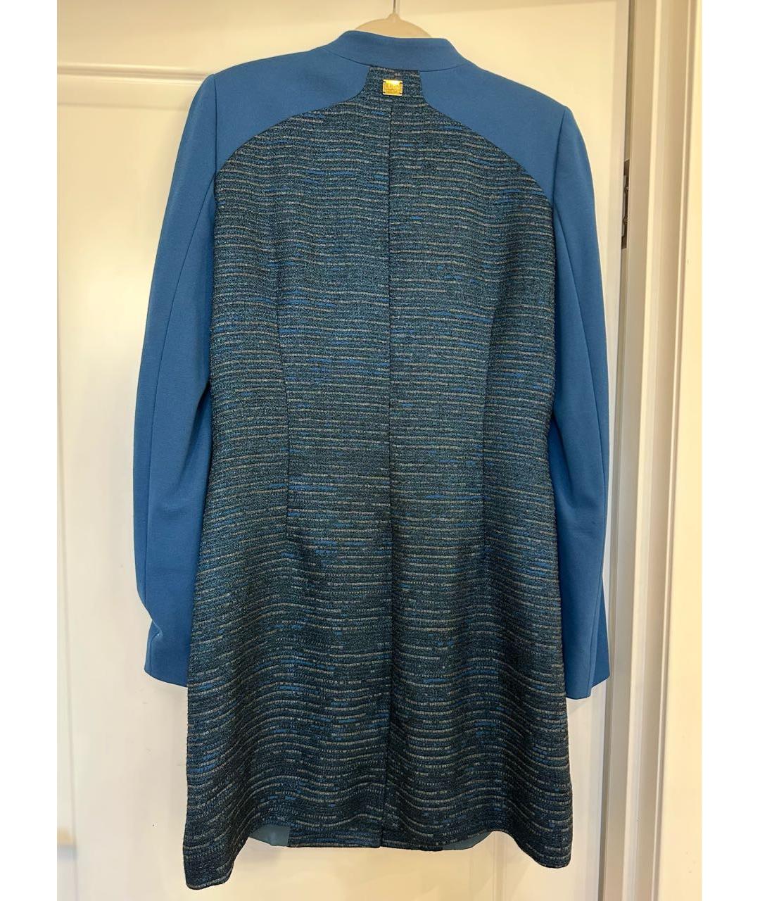 LIU JO Синее вискозное пальто, фото 2