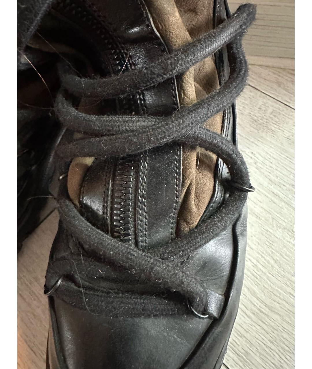 BURBERRY Черные замшевые сапоги, фото 5