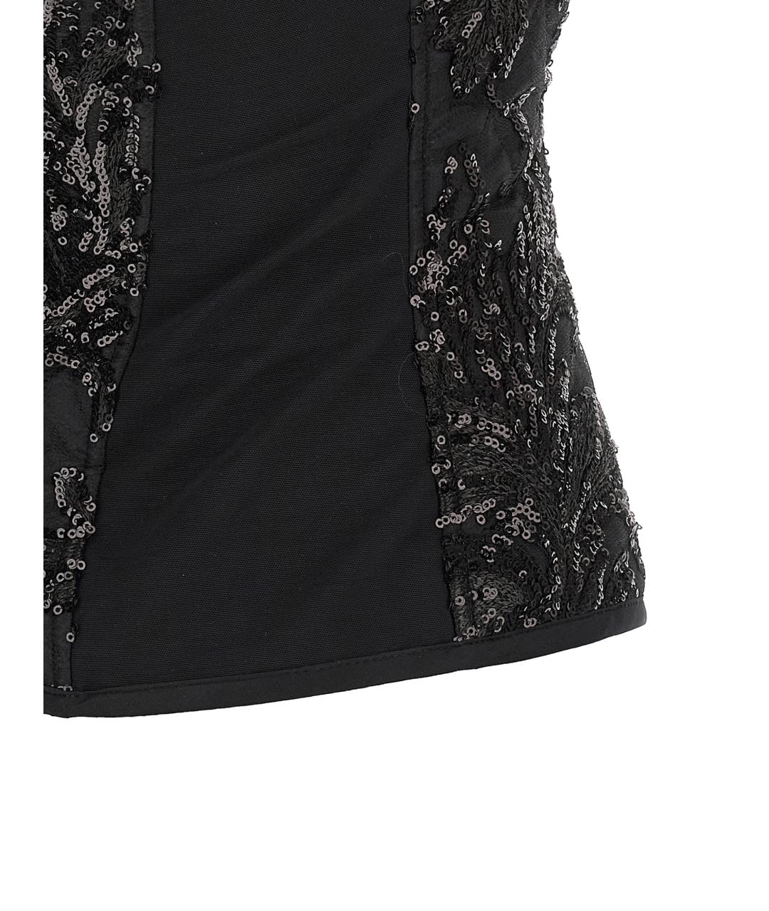 LE TWINS Черная полиэстеровая блузы, фото 4