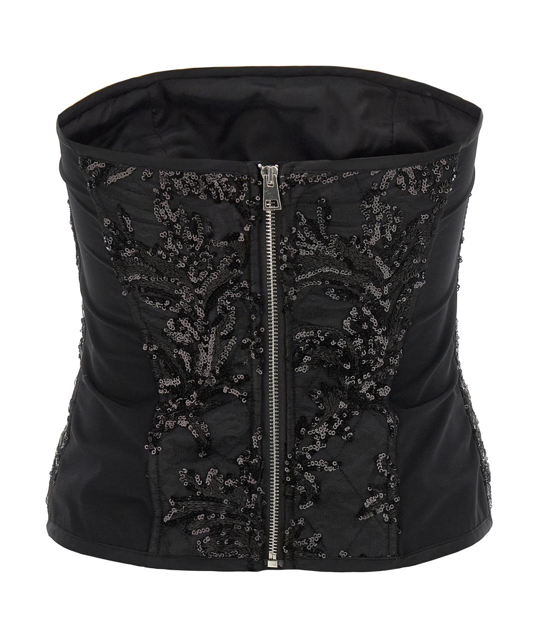 LE TWINS Черная полиэстеровая блузы, фото 2