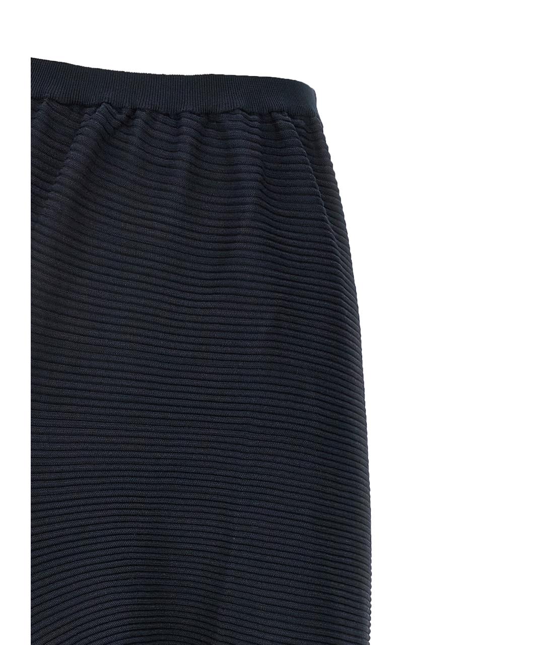 ISSEY MIYAKE Синяя полиэстеровая юбка макси, фото 3