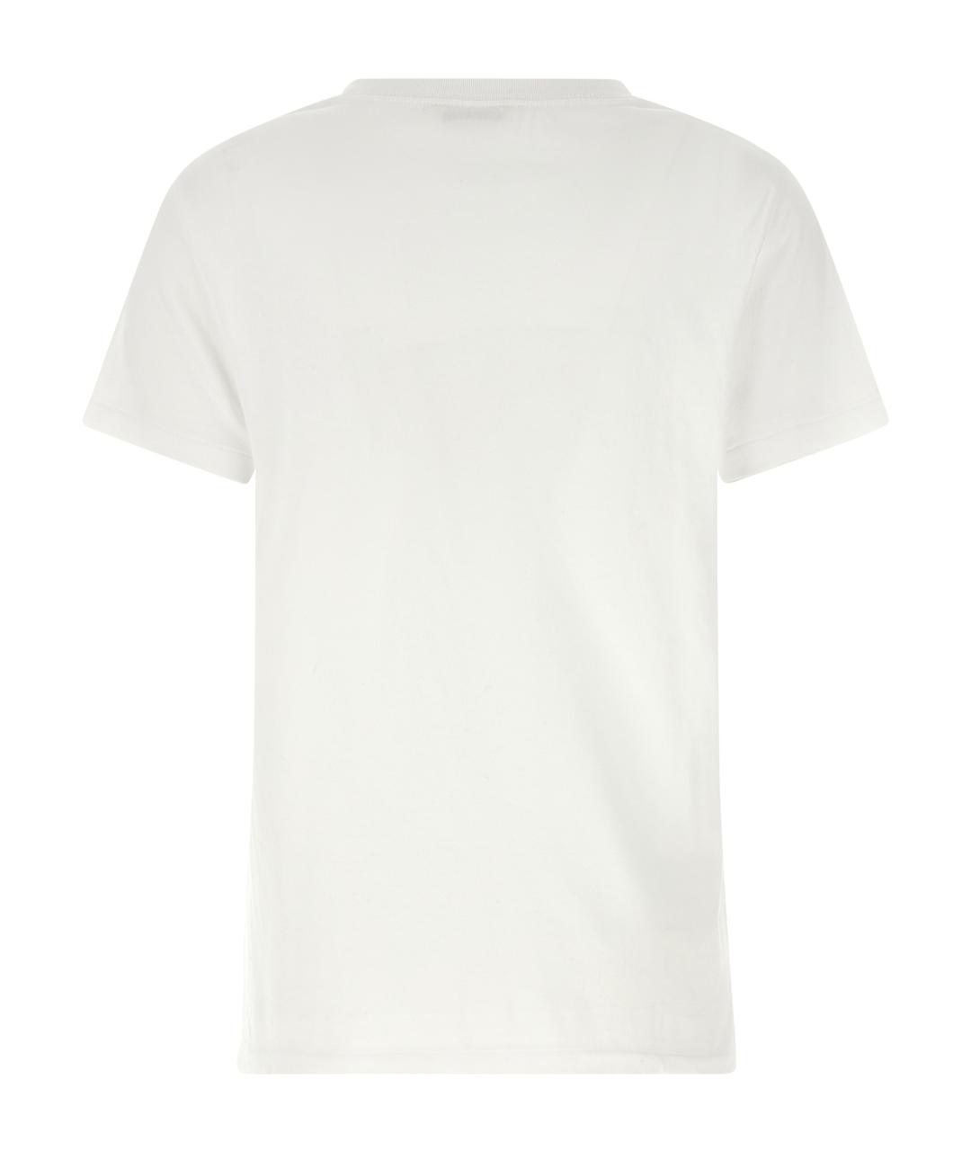 AURALEE Белая хлопковая футболка, фото 2