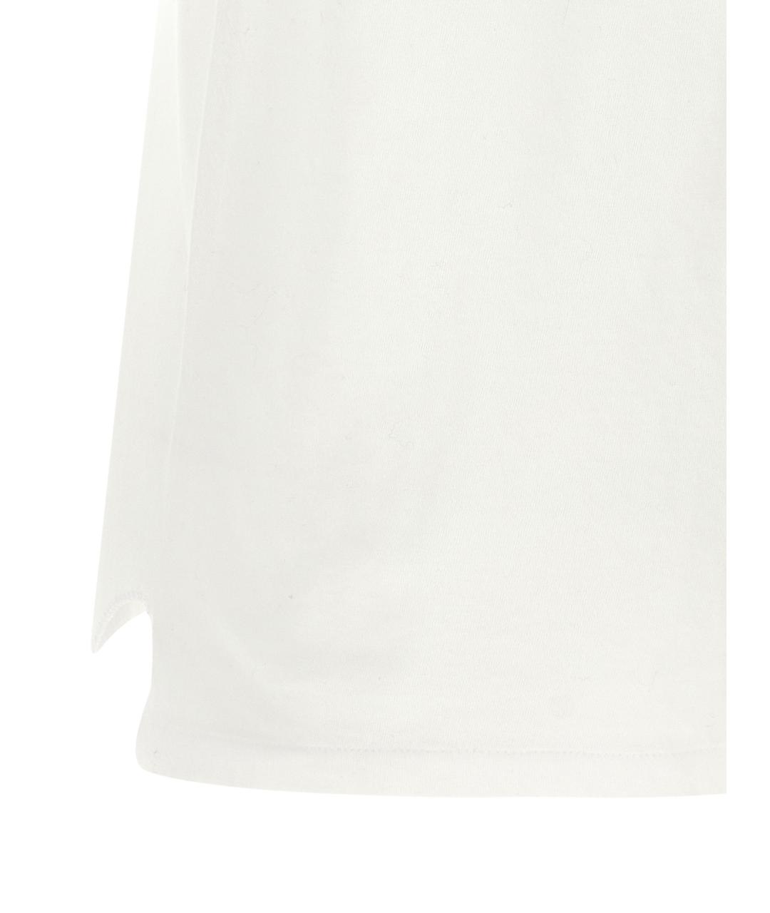 AURALEE Белая хлопковая футболка, фото 4