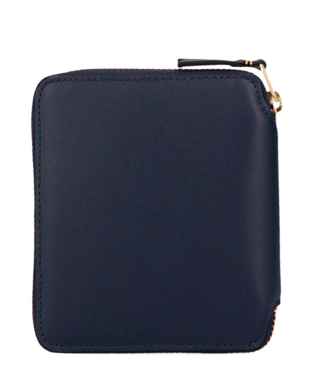 COMME DES GARÇONS WALLET Синий кожаный кошелек, фото 2