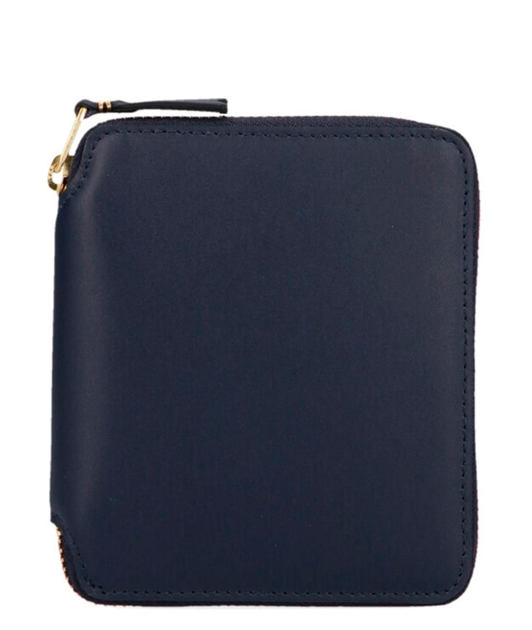 COMME DES GARÇONS WALLET Синий кожаный кошелек, фото 1