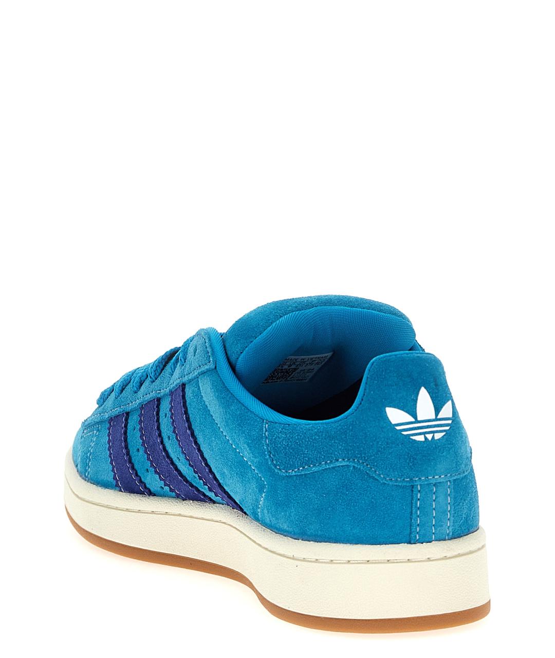 ADIDAS Голубые замшевые низкие кроссовки / кеды, фото 3