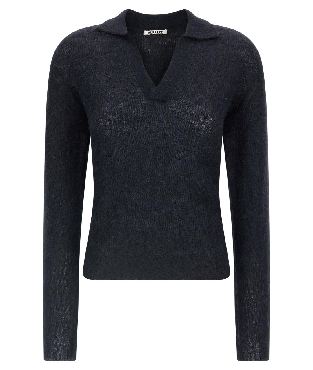 AURALEE Синий шерстяной джемпер / свитер, фото 1