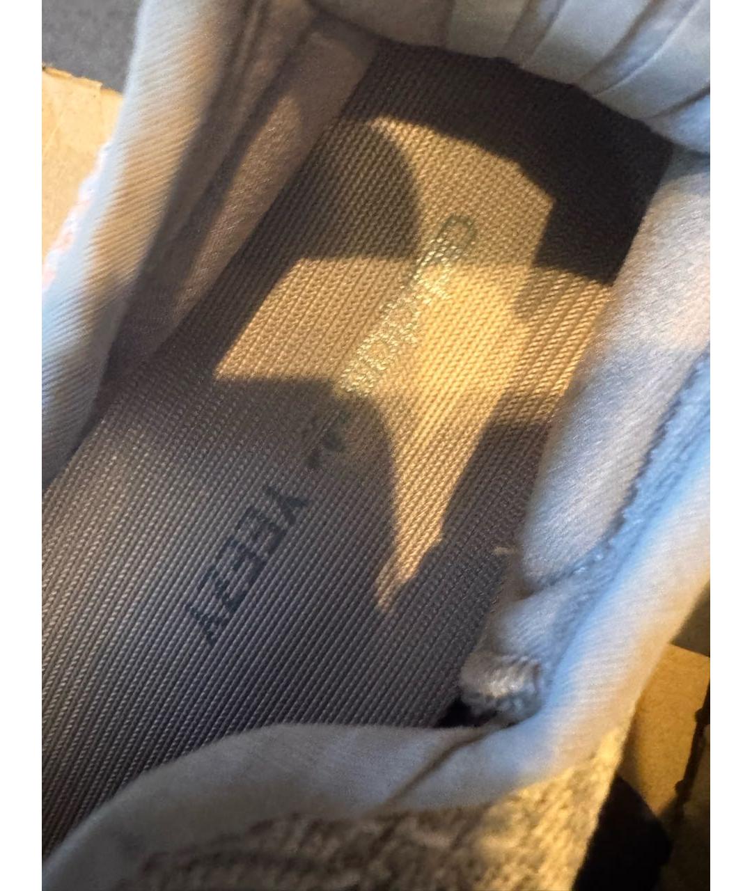 ADIDAS YEEZY Бежевые текстильные кроссовки, фото 6