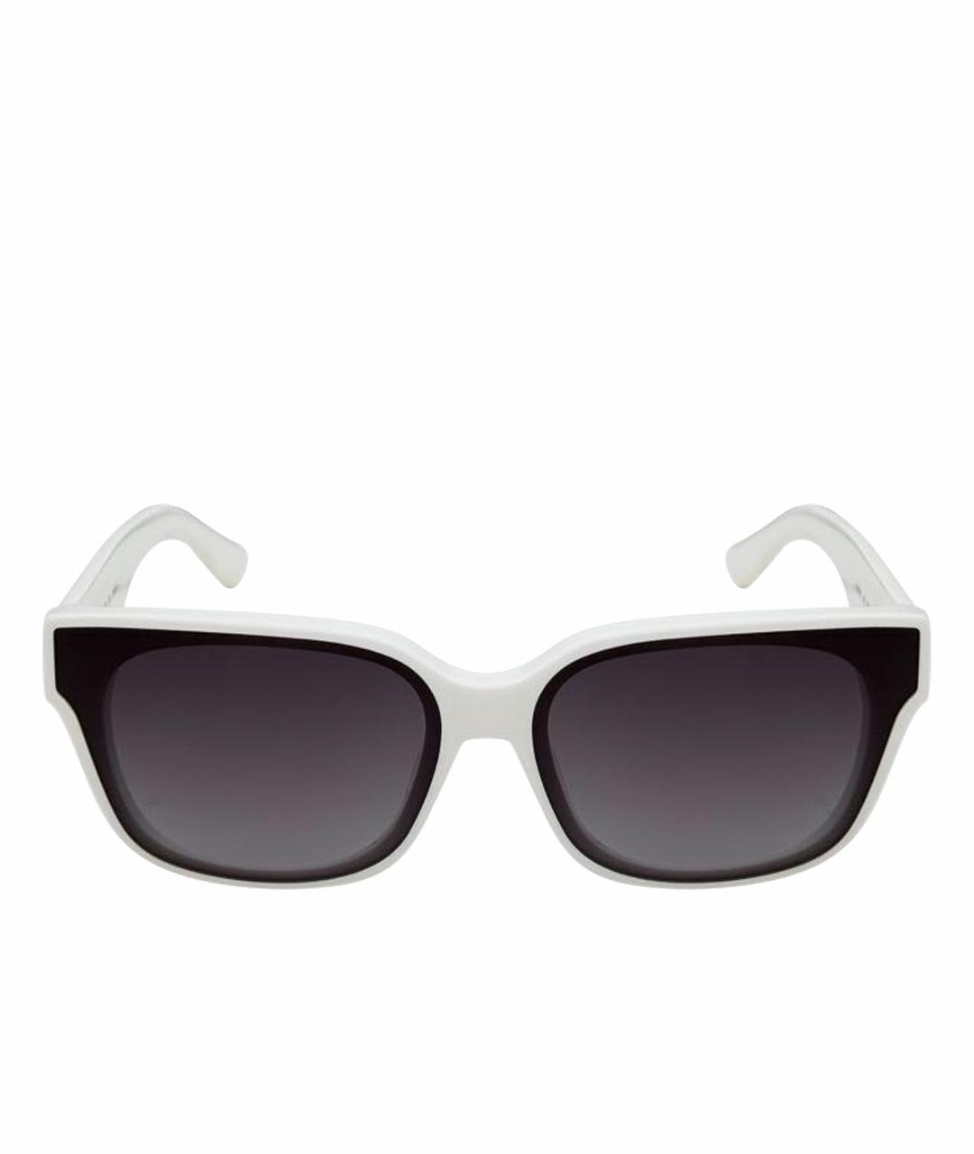 KARL LAGERFELD Белые пластиковые солнцезащитные очки, фото 1