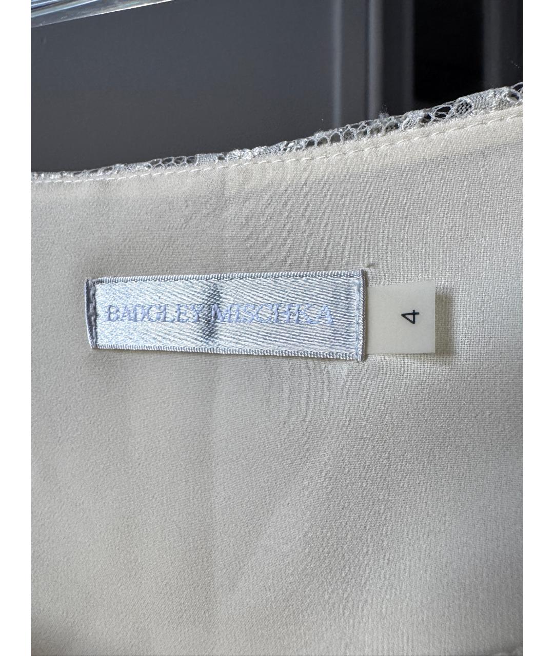 BADGLEY MISCHKA Бежевая юбка миди, фото 6