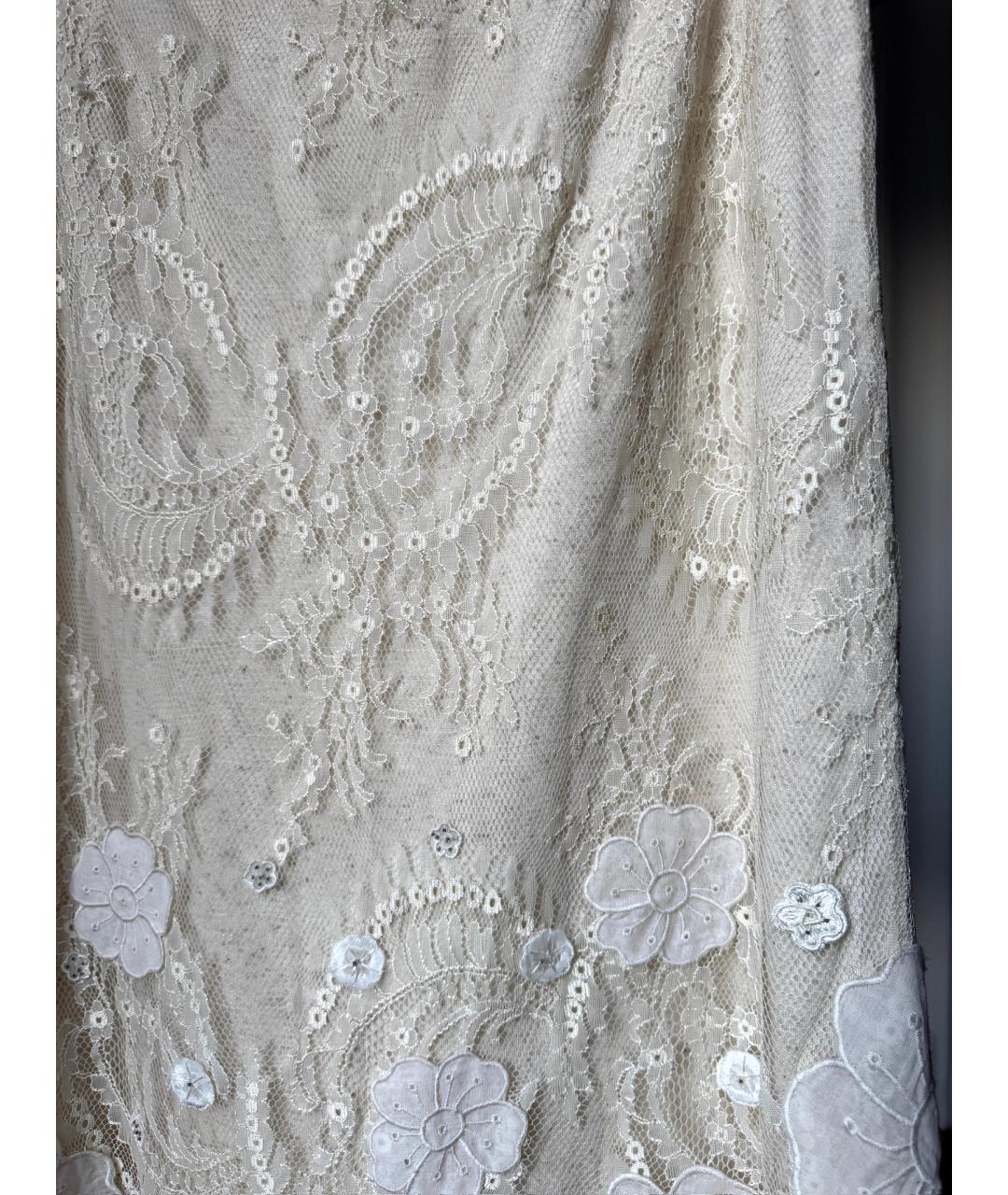 BADGLEY MISCHKA Бежевая юбка миди, фото 5