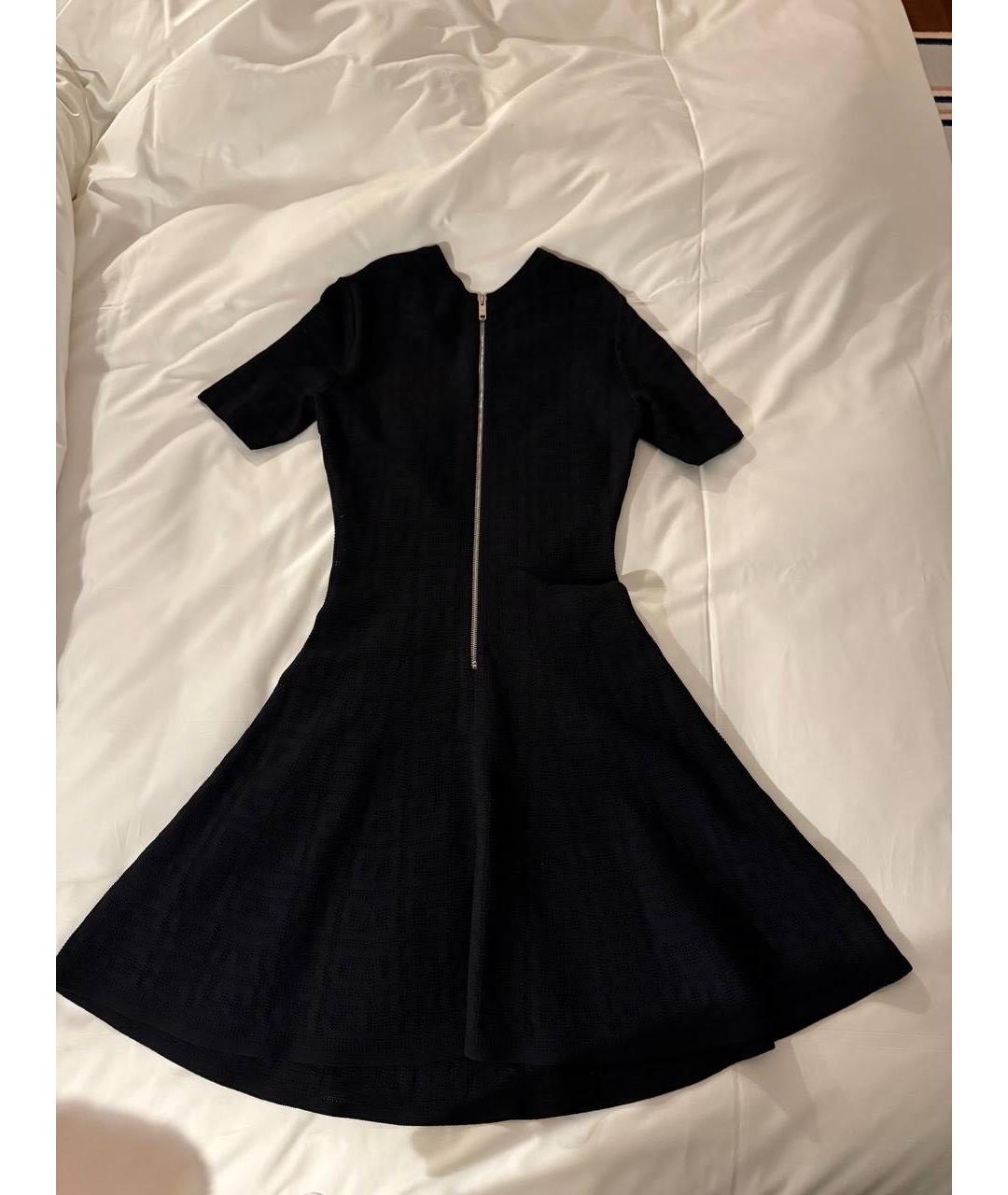 GIVENCHY Черное вискозное коктейльное платье, фото 2
