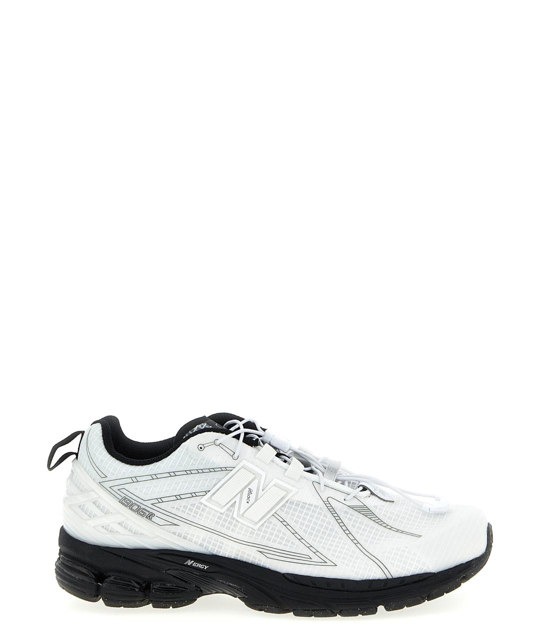 NEW BALANCE Белые синтетические низкие кроссовки / кеды, фото 1