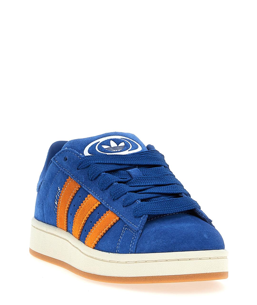 ADIDAS Синие замшевые низкие кроссовки / кеды, фото 2