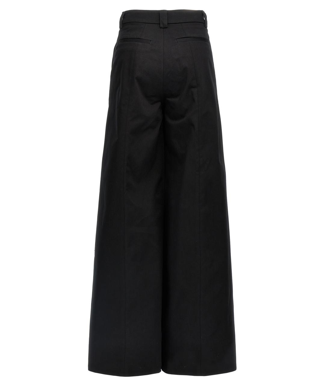 THELATEST Черные хлопковые прямые брюки, фото 2