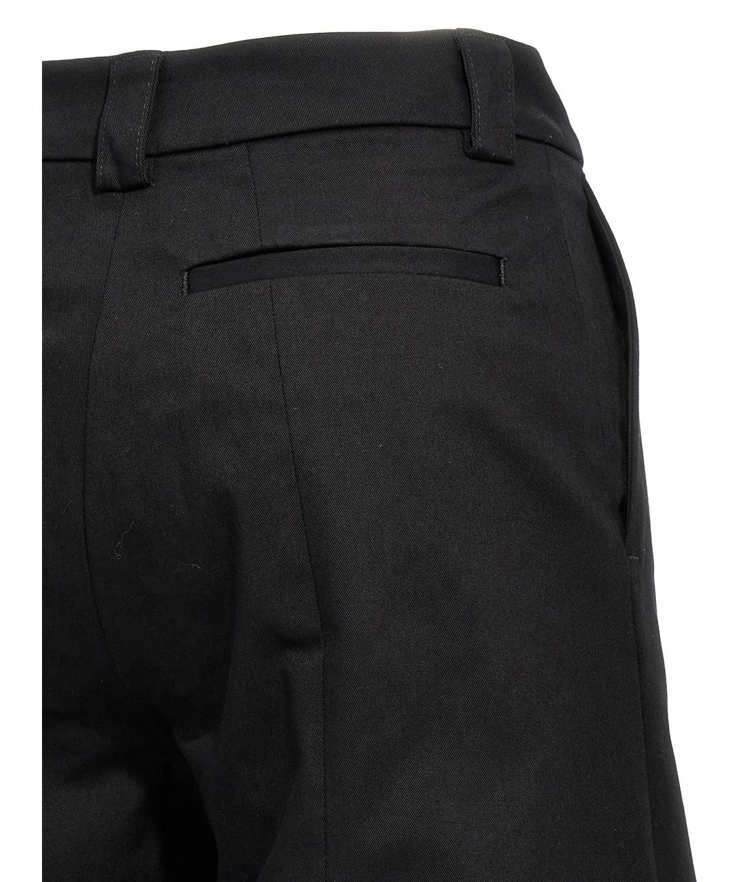 THELATEST Черные хлопковые прямые брюки, фото 4