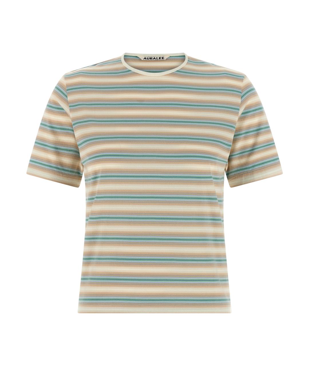 AURALEE Мульти хлопковая футболка, фото 1