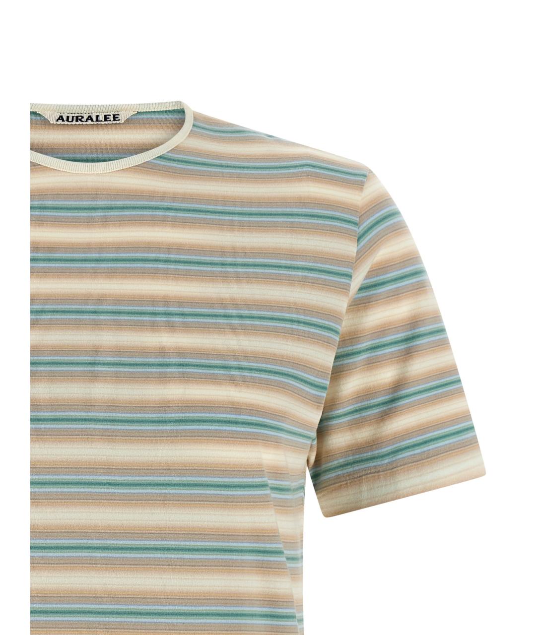 AURALEE Мульти хлопковая футболка, фото 3