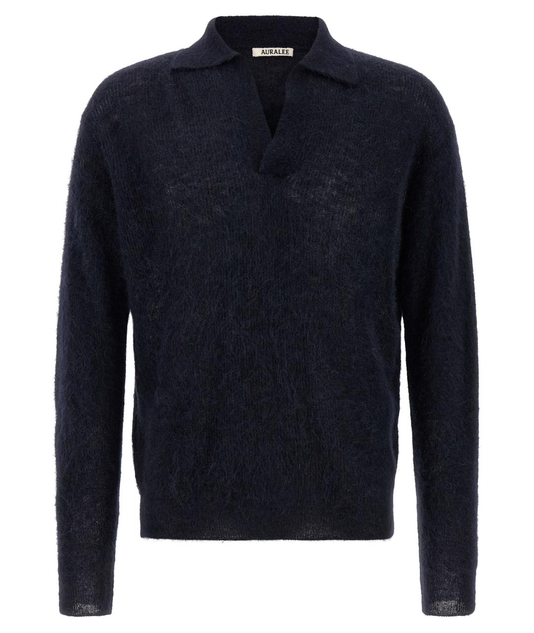 AURALEE Синий шерстяной джемпер / свитер, фото 1