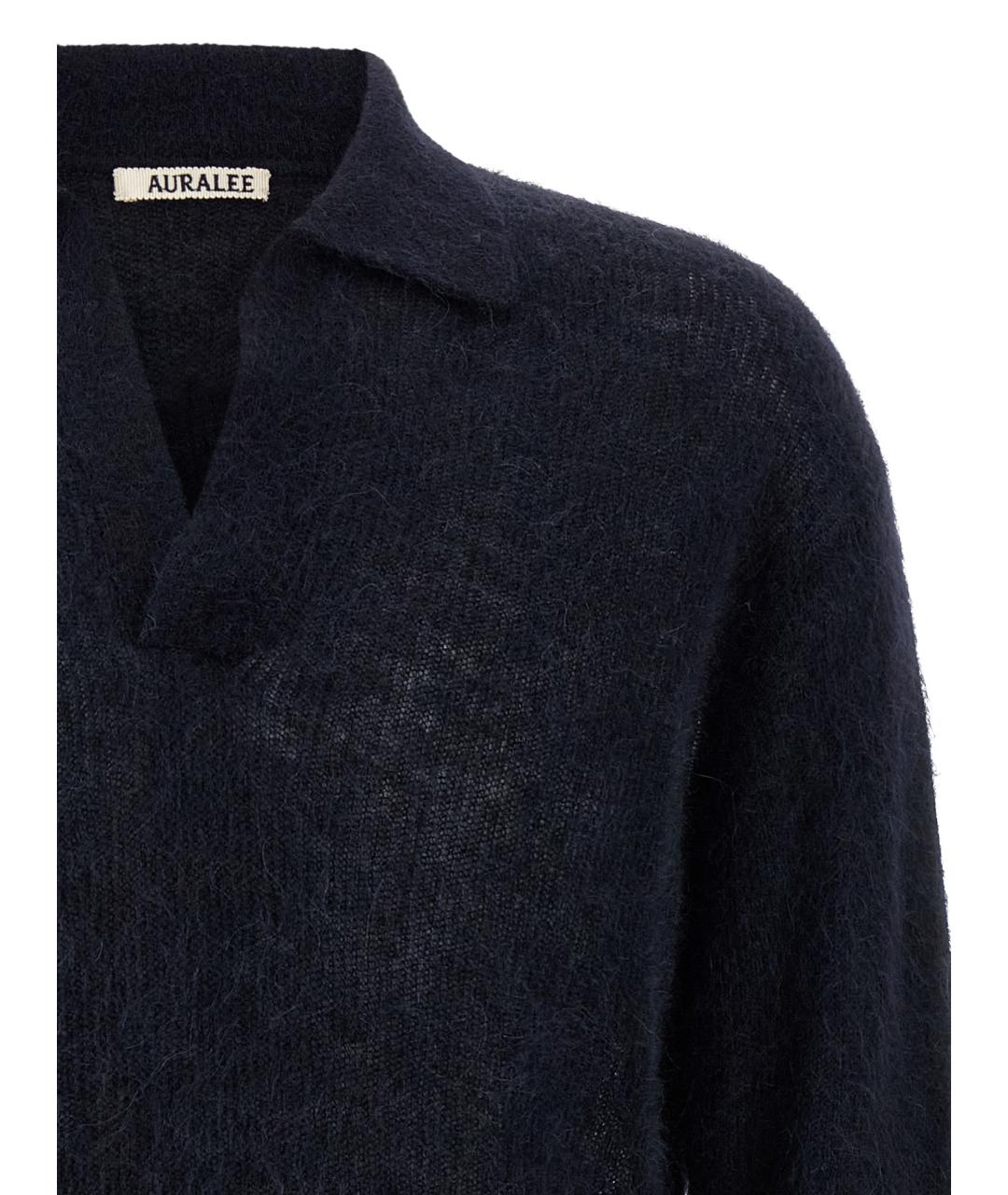 AURALEE Синий шерстяной джемпер / свитер, фото 3