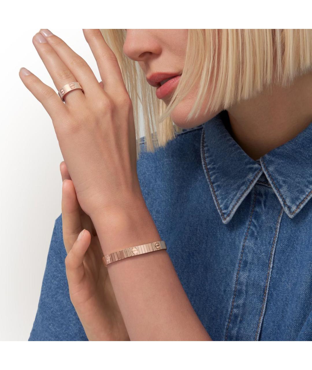CARTIER Золотой браслет из розового золота, фото 5