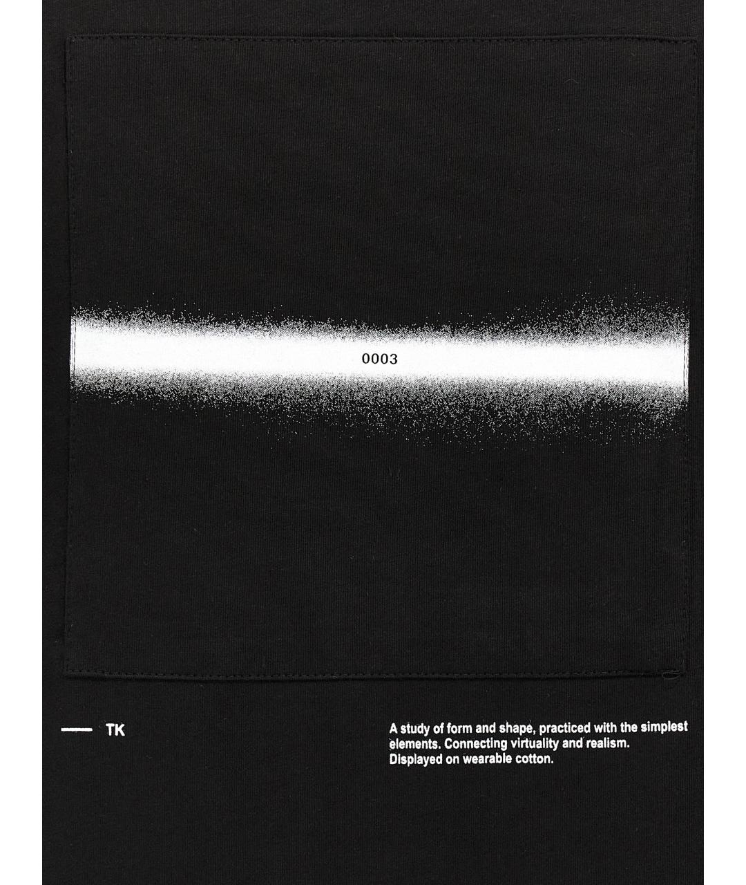 THOM KROM Черная хлопковая футболка, фото 4