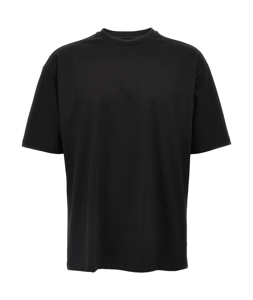 THOM KROM Черная хлопковая футболка, фото 1