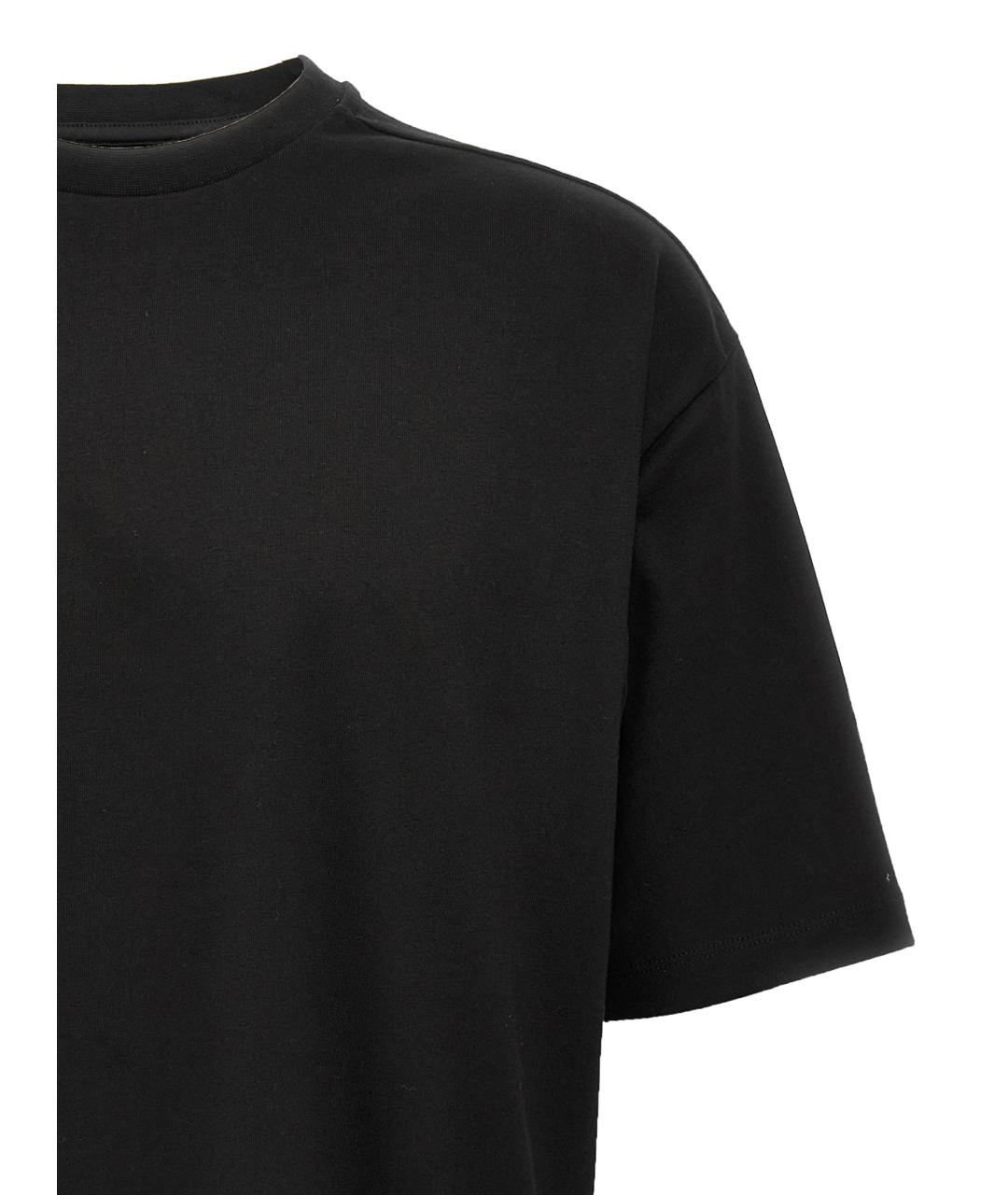 THOM KROM Черная хлопковая футболка, фото 3