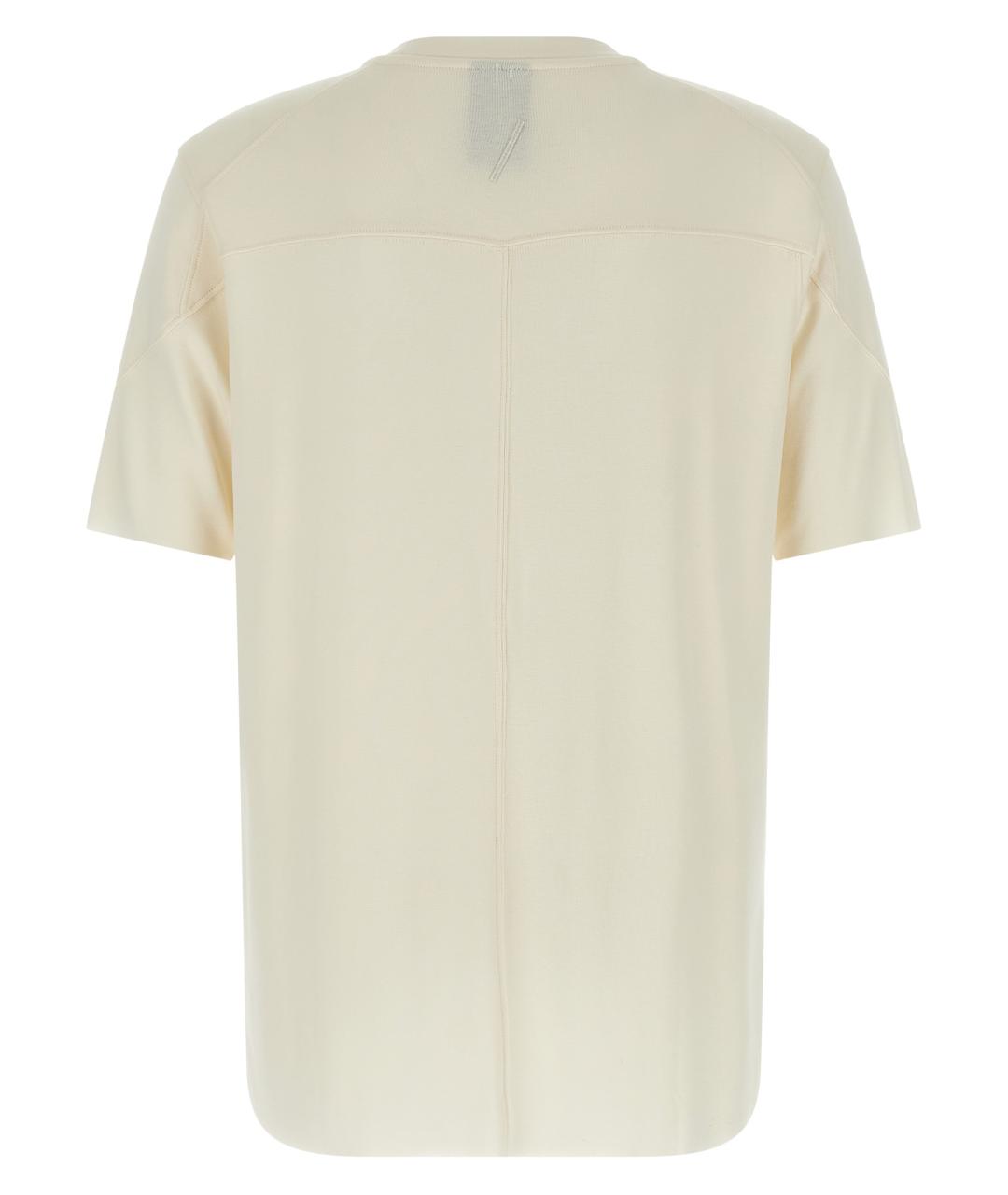 THOM KROM Белая вискозная футболка, фото 2