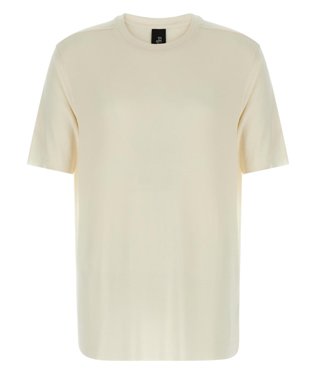 THOM KROM Белая вискозная футболка, фото 1