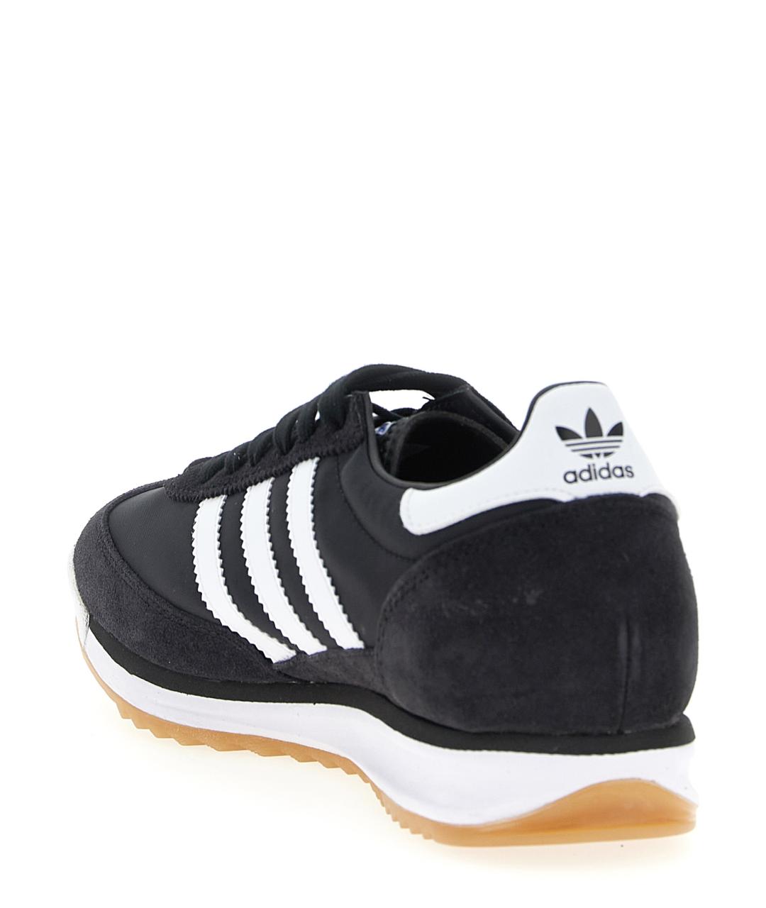 ADIDAS Черные замшевые низкие кроссовки / кеды, фото 3