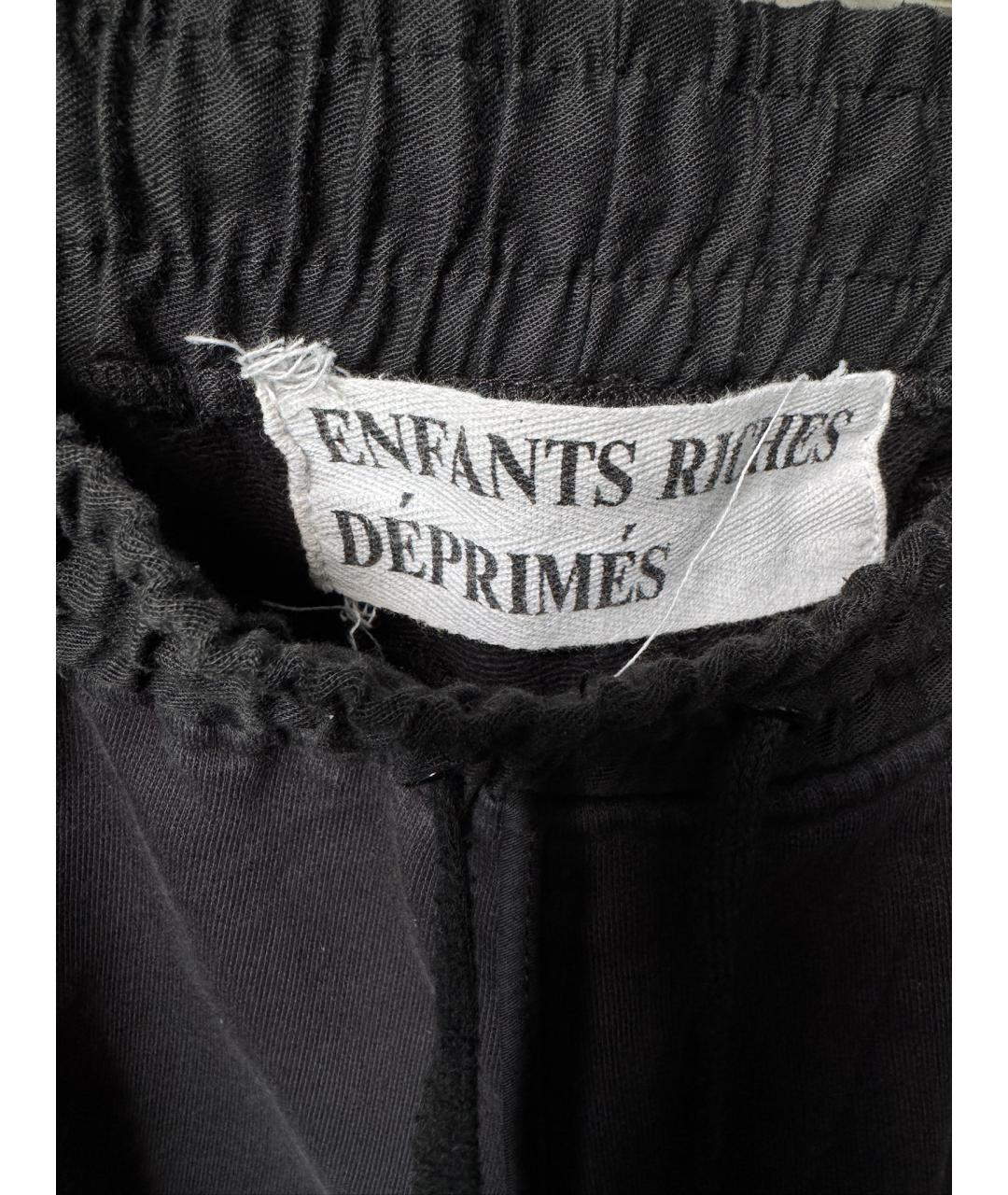 Enfants Riches Déprimés Черные хлопковые спортивные брюки и шорты, фото 5