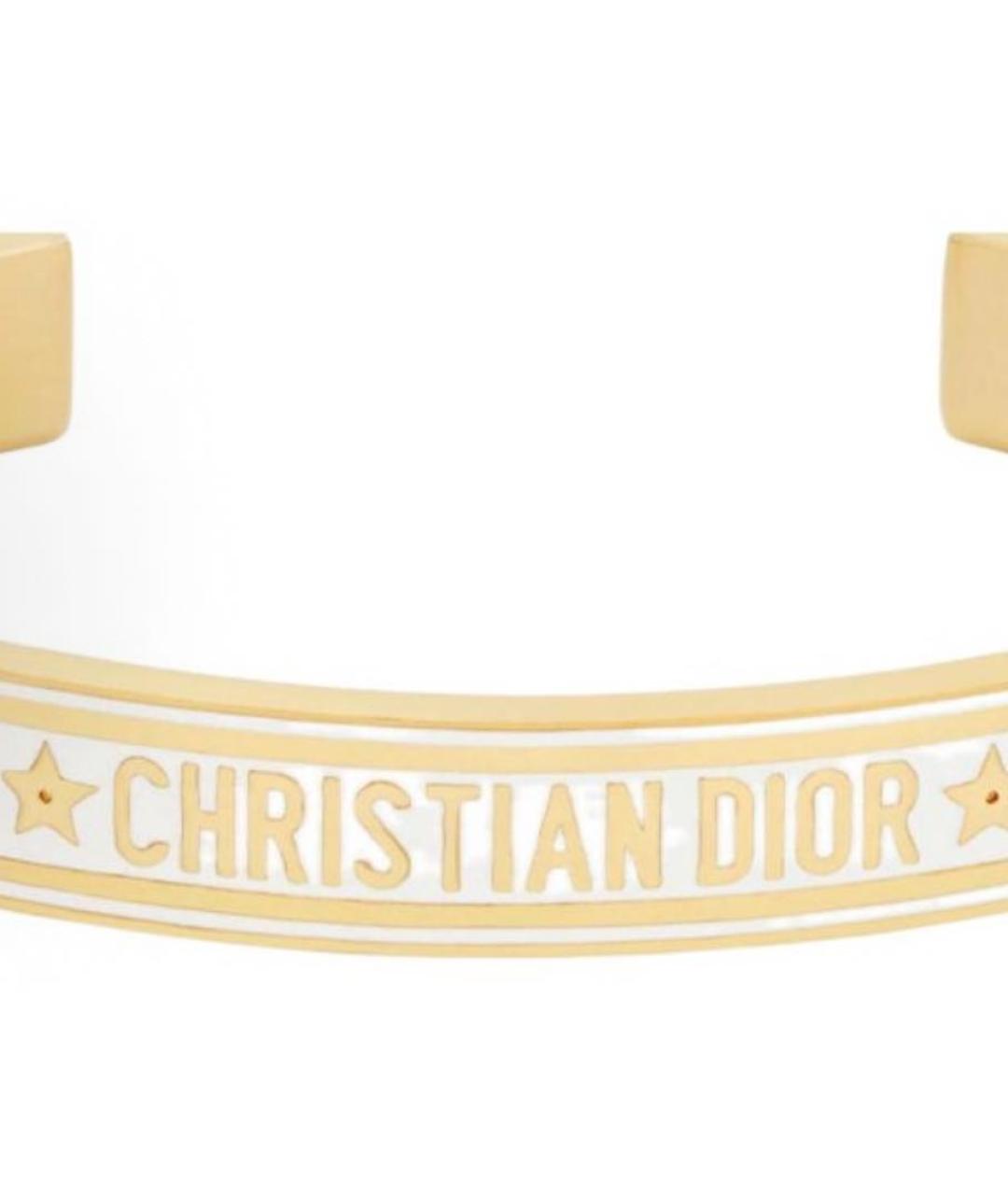 CHRISTIAN DIOR Золотой латунный браслет, фото 3