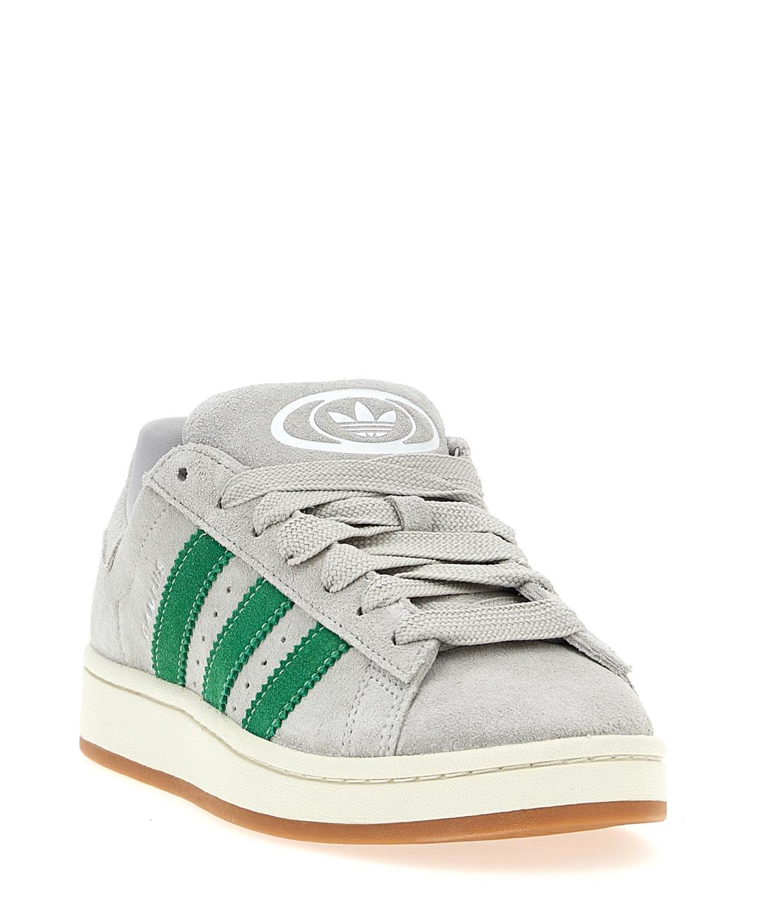 ADIDAS Серые замшевые низкие кроссовки / кеды, фото 2