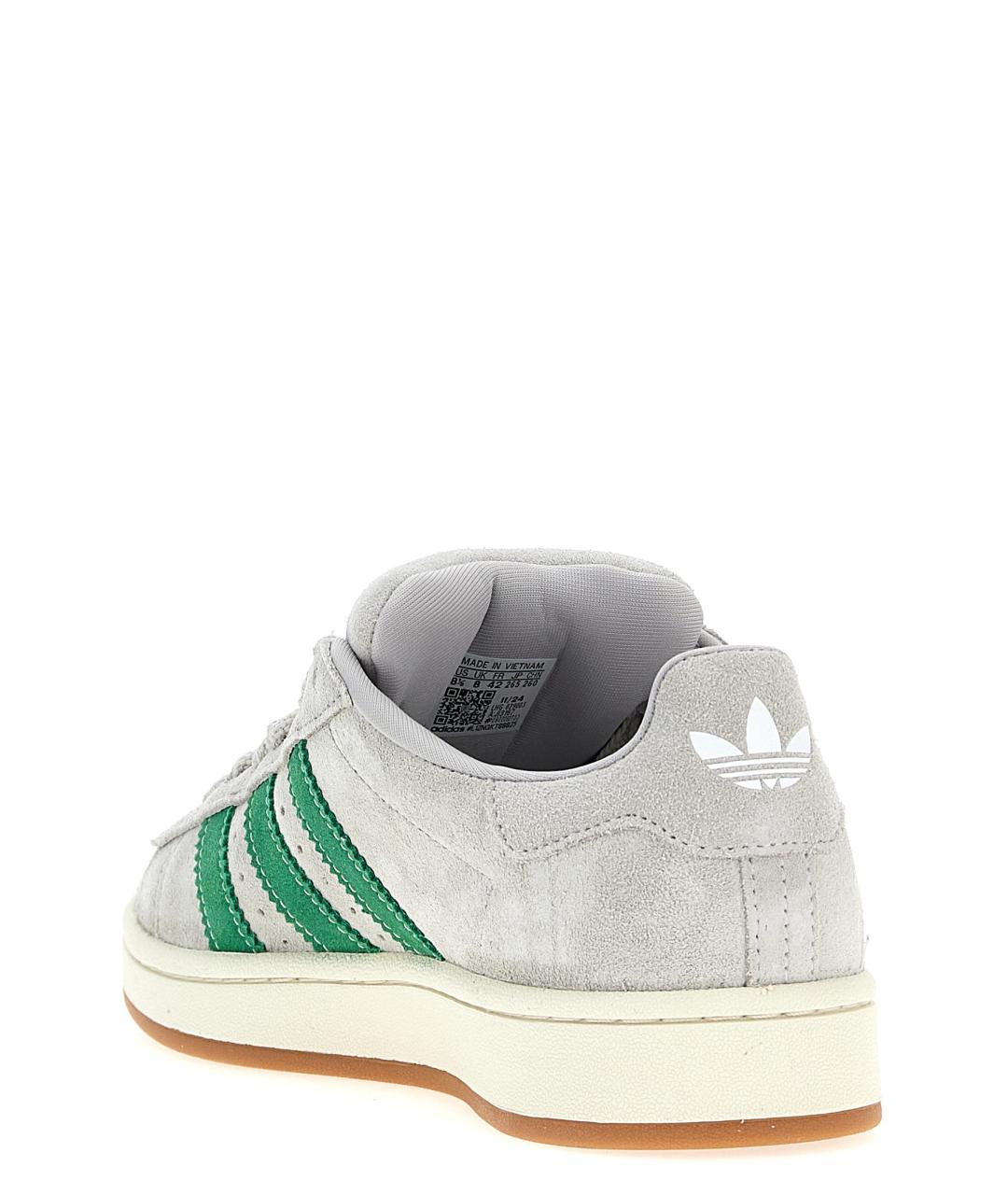 ADIDAS Серые замшевые низкие кроссовки / кеды, фото 3