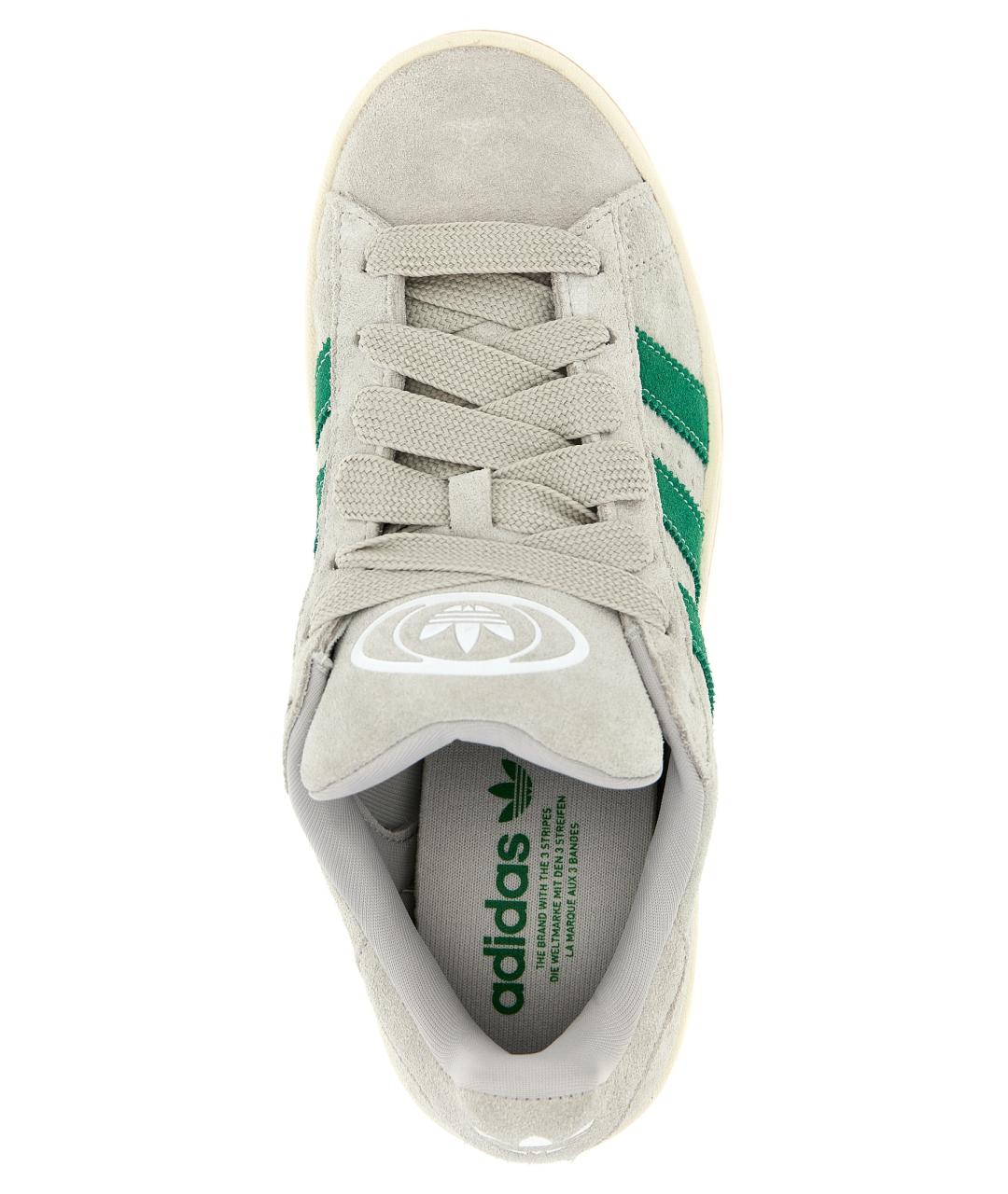 ADIDAS Серые замшевые низкие кроссовки / кеды, фото 4