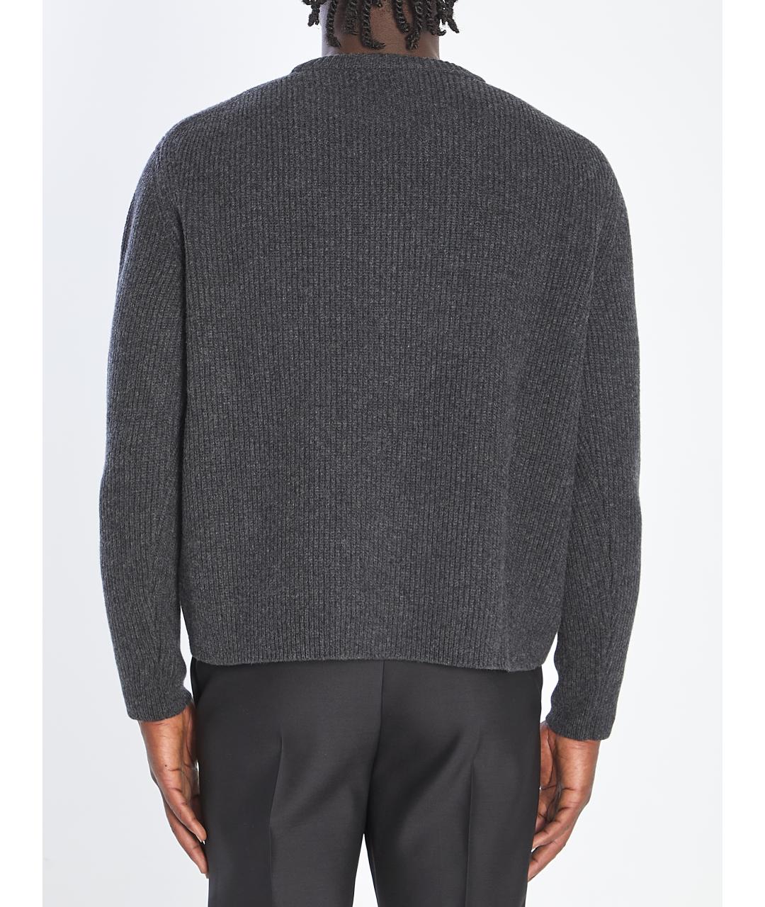 GUCCI Антрацитовый шерстяной джемпер / свитер, фото 5