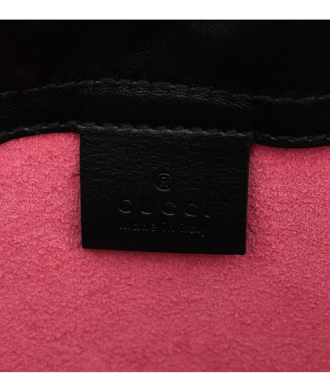 GUCCI Розовый кожаный рюкзак, фото 5