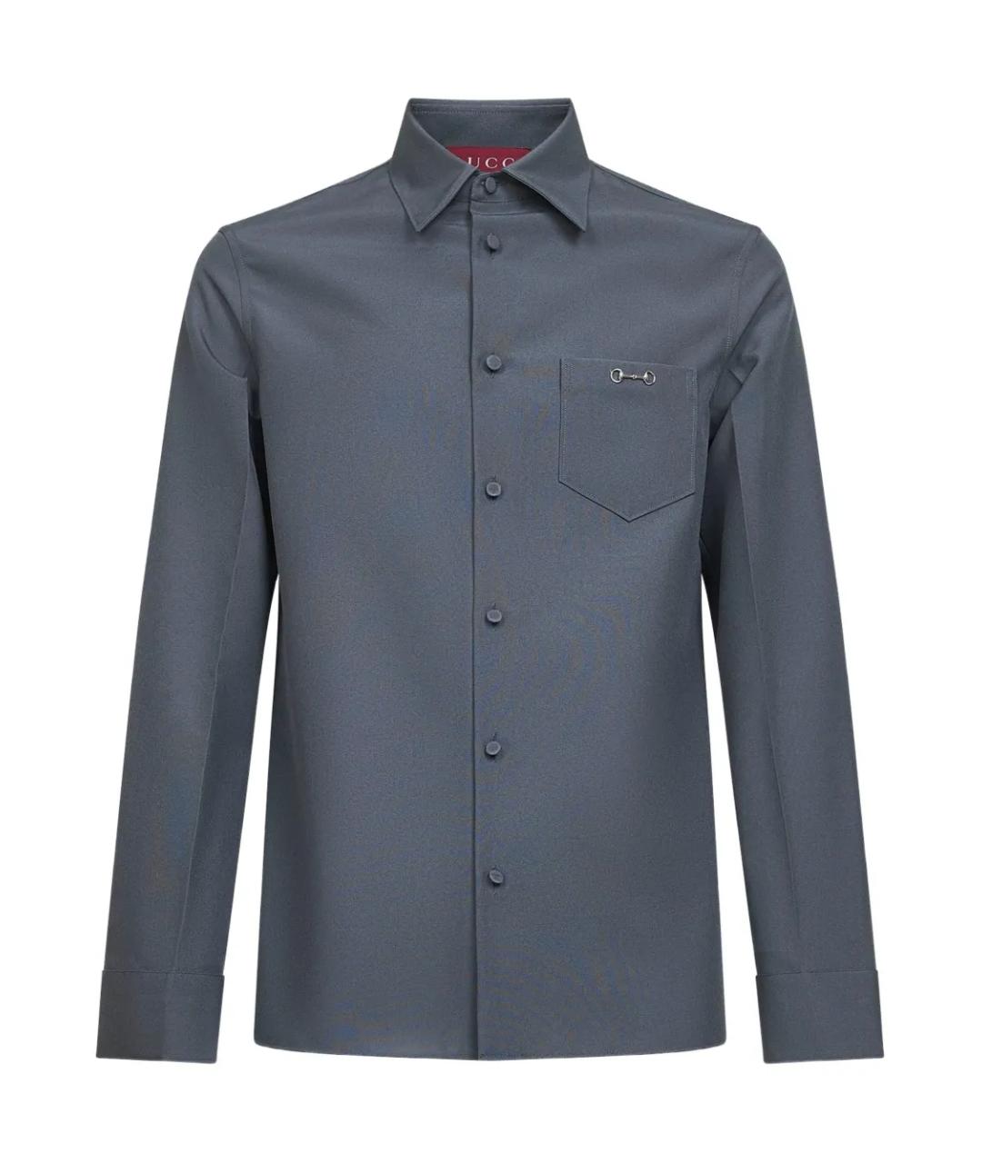 GUCCI Серая кэжуал рубашка, фото 1