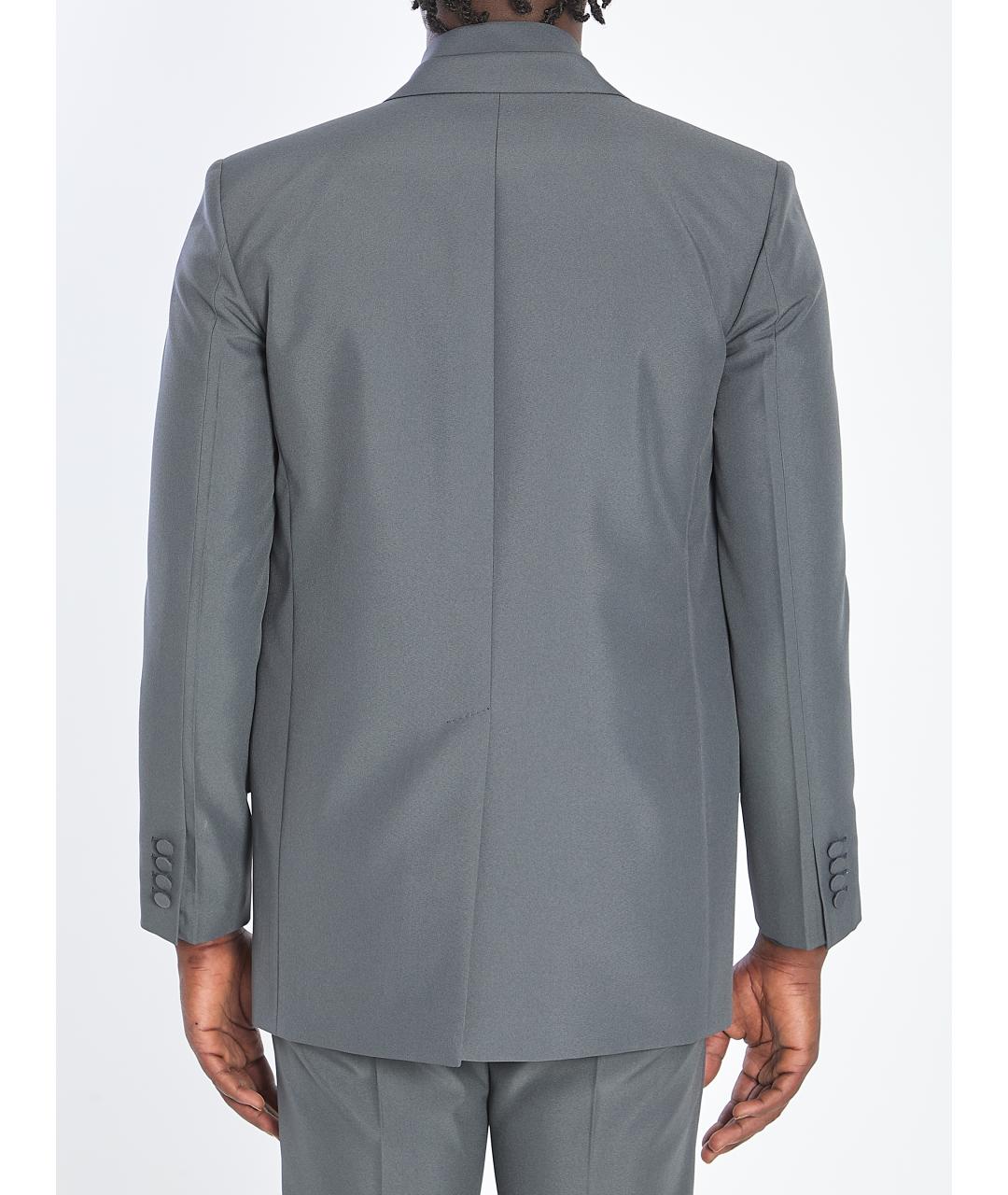 GUCCI Серый полиэстеровый пиджак, фото 5