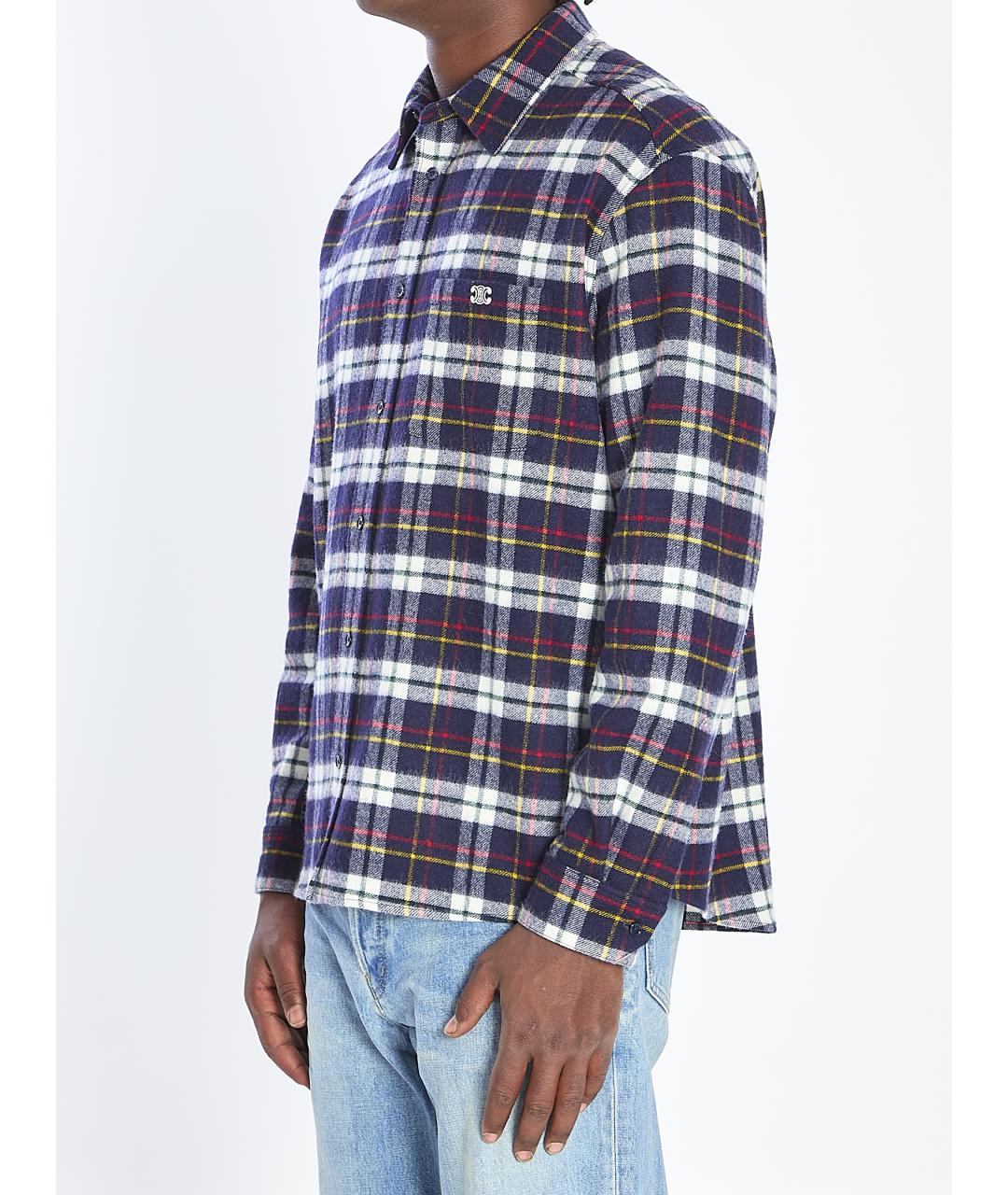 CELINE Мульти шерстяная кэжуал рубашка, фото 3