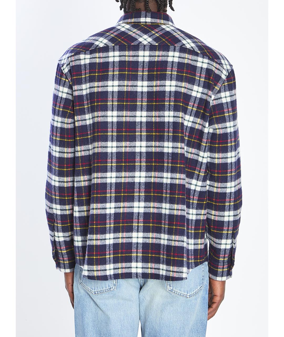 CELINE Мульти шерстяная кэжуал рубашка, фото 5