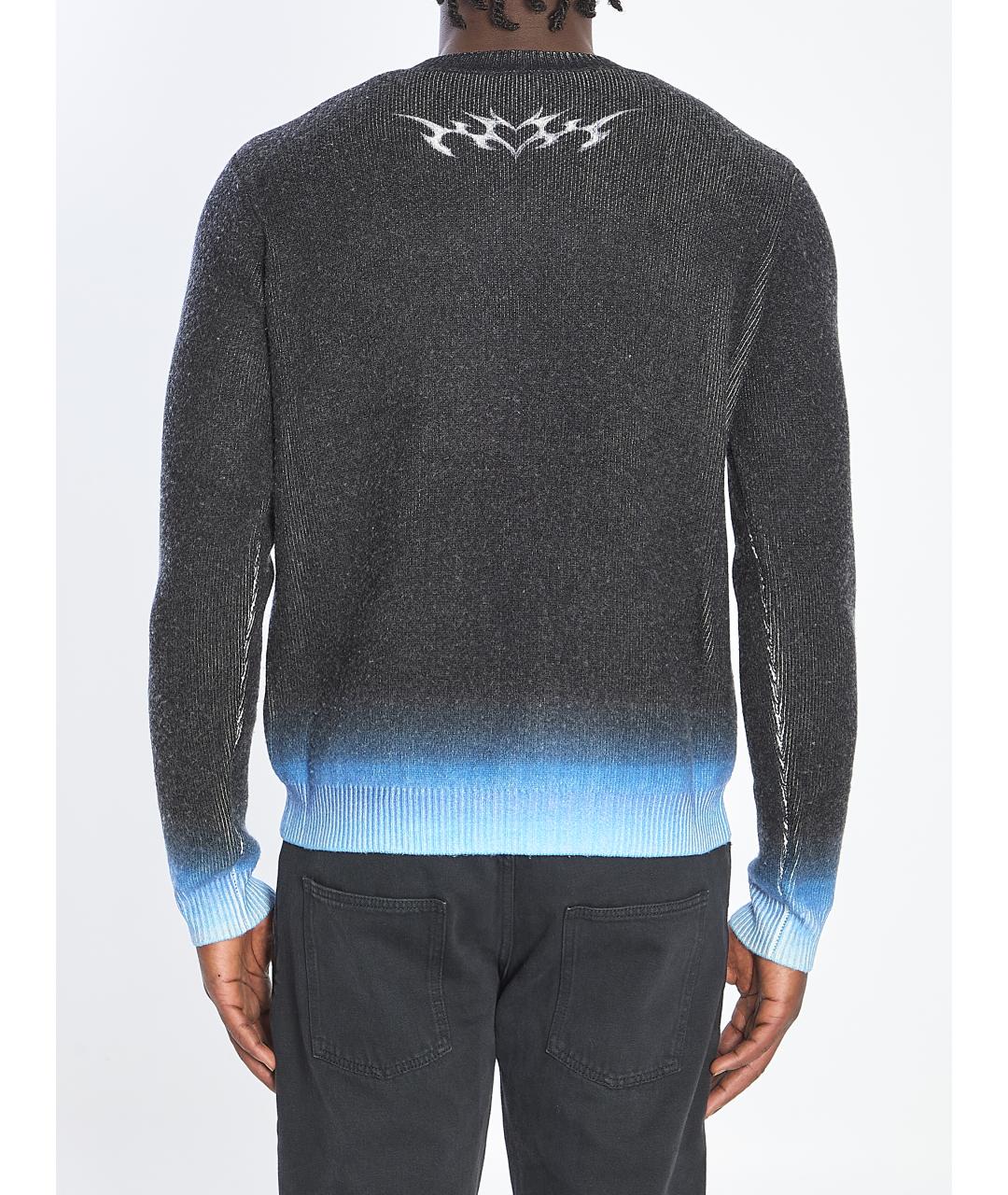 CASABLANCA Серый шерстяной джемпер / свитер, фото 5