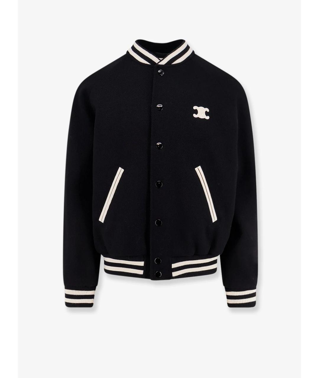 CELINE Черная шерстяная куртка, фото 6