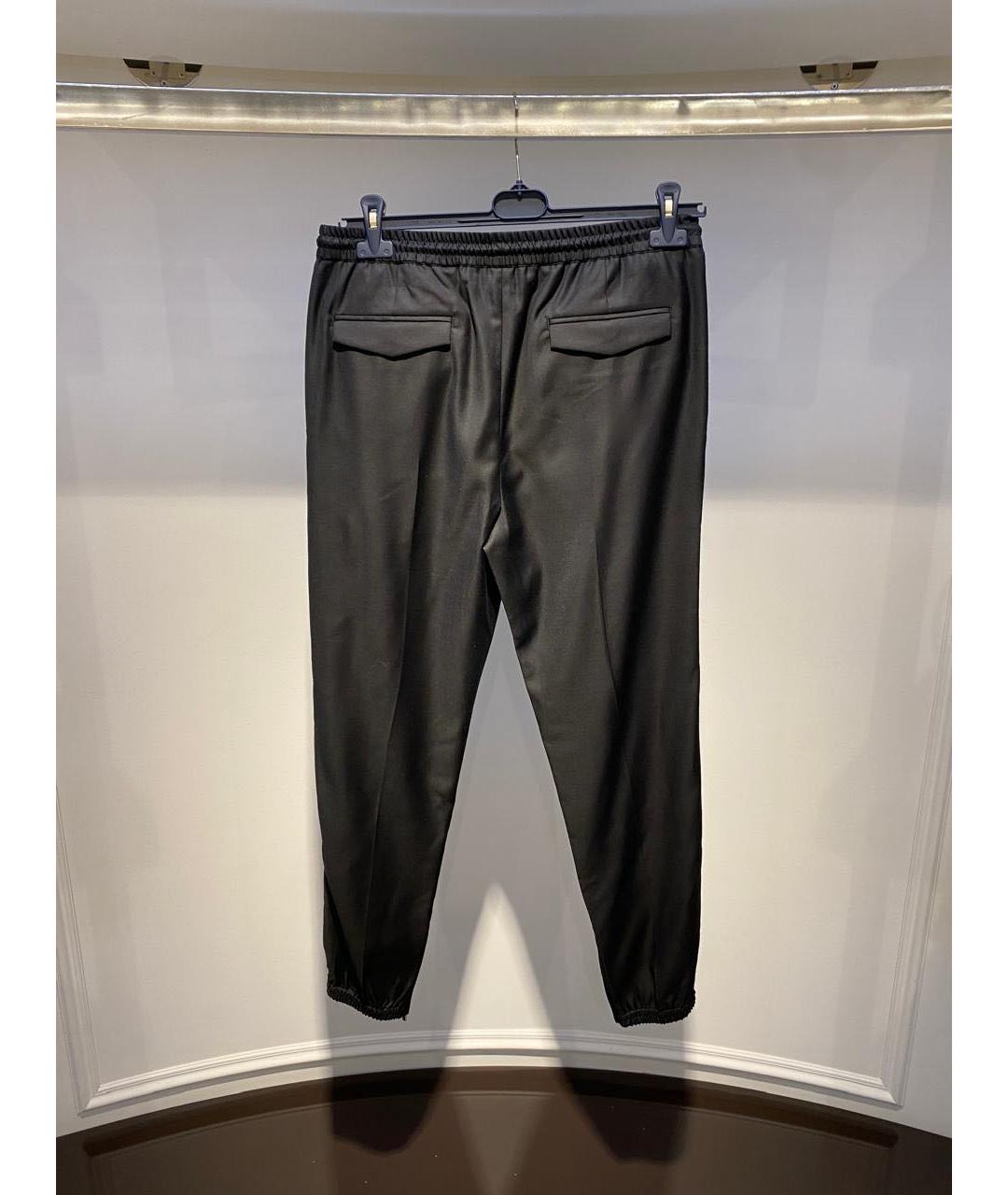 CHRISTIAN DIOR Черные повседневные брюки, фото 3