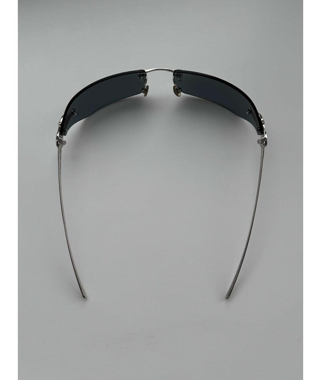CARTIER Черные металлические солнцезащитные очки, фото 4