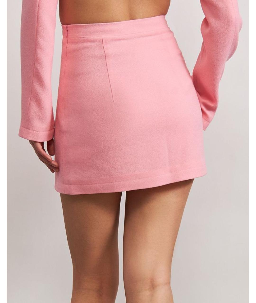 WALK OF SHAME Розовая юбка мини, фото 5