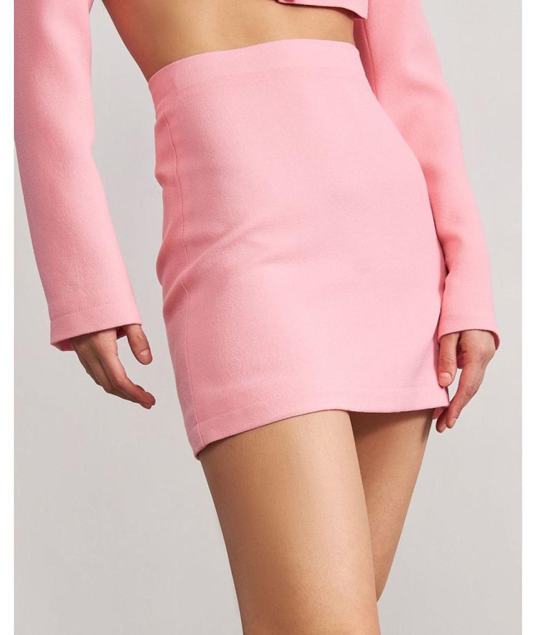 WALK OF SHAME Розовая юбка мини, фото 3