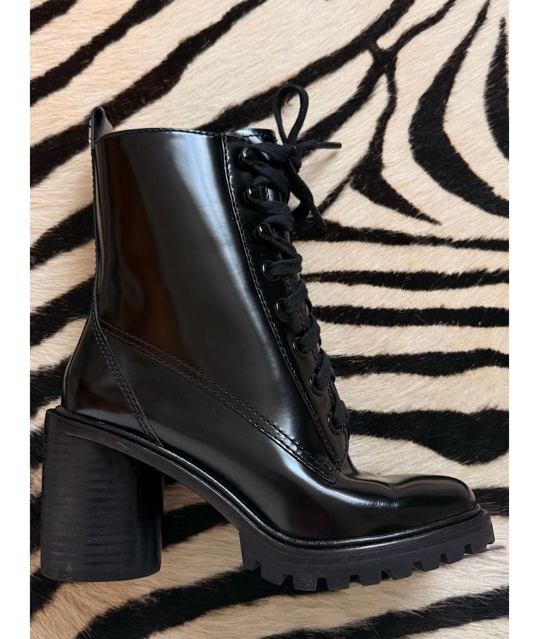 MARC JACOBS Черные кожаные ботинки, фото 9