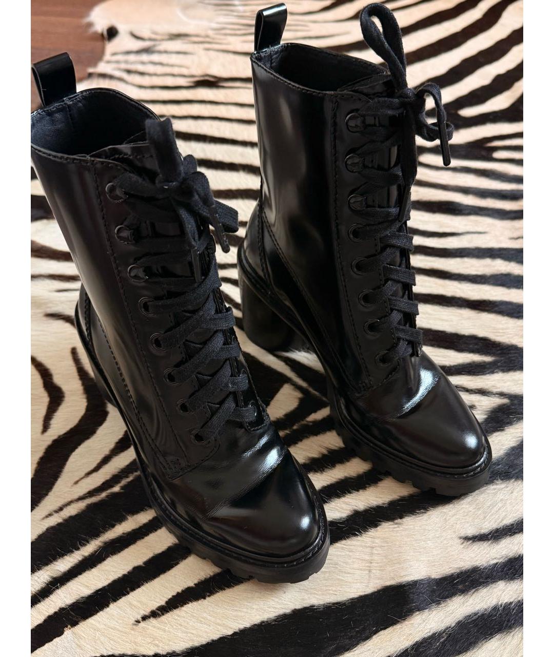 MARC JACOBS Черные кожаные ботинки, фото 7